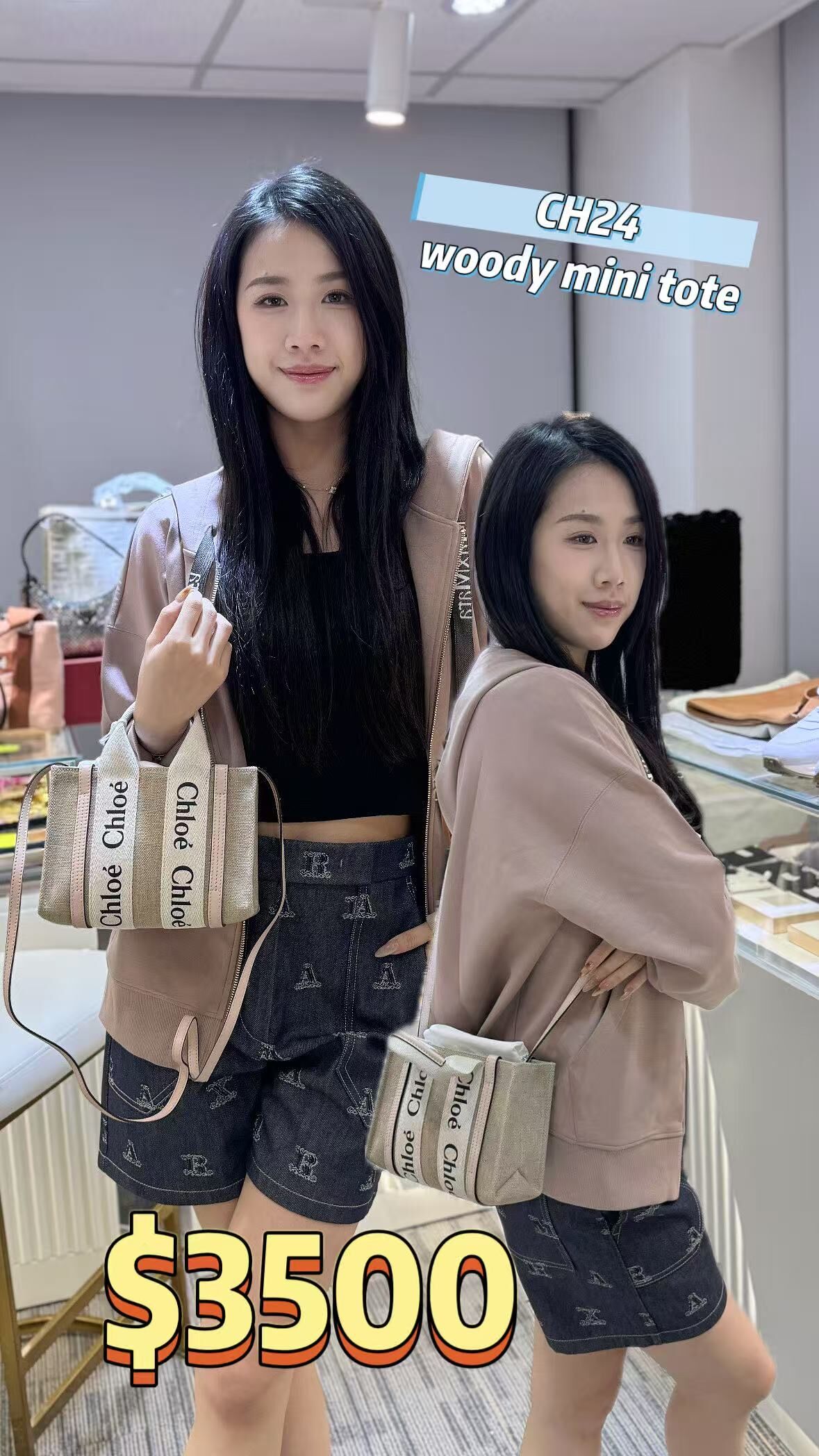 CH24-woody mini tote  -M