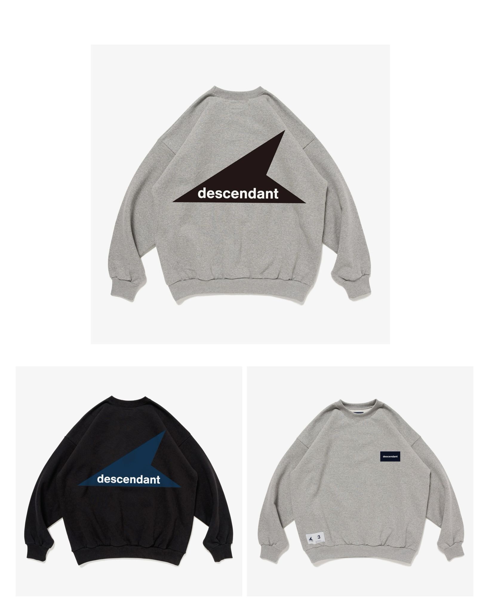 現貨|DESCENDANT CETUS CREW NECK 252ATDS-CNM02S