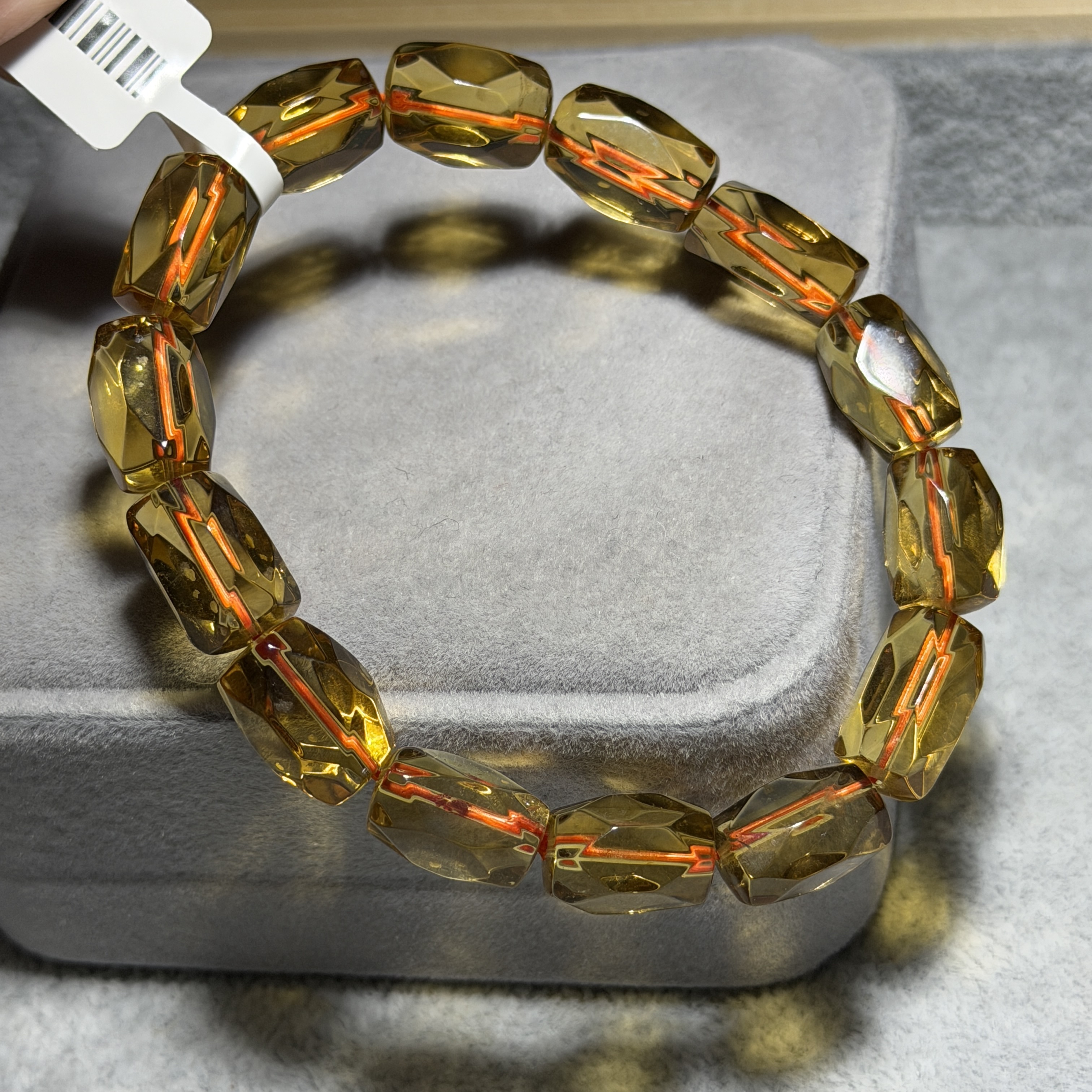 頂級黃水晶 9-10+mm C1827