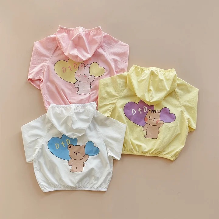 26S/S🌸DTD軟萌愛心氣球系列-輕薄防風外套