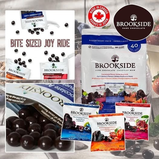 [D2619] Brookside 天然水果黑朱古力 (1袋40包)