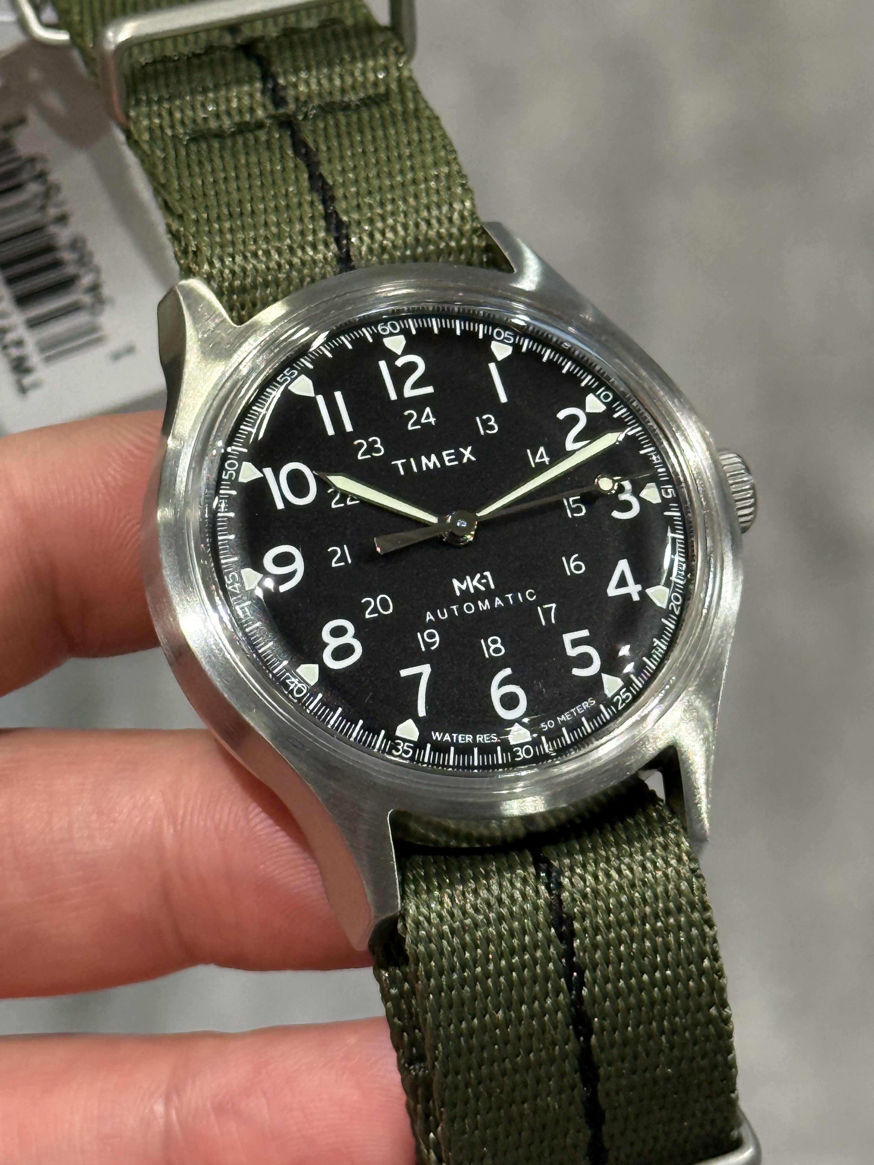 TIMEX MK1® Automatic 40mm Fabric Strap Watch TW2Y71700