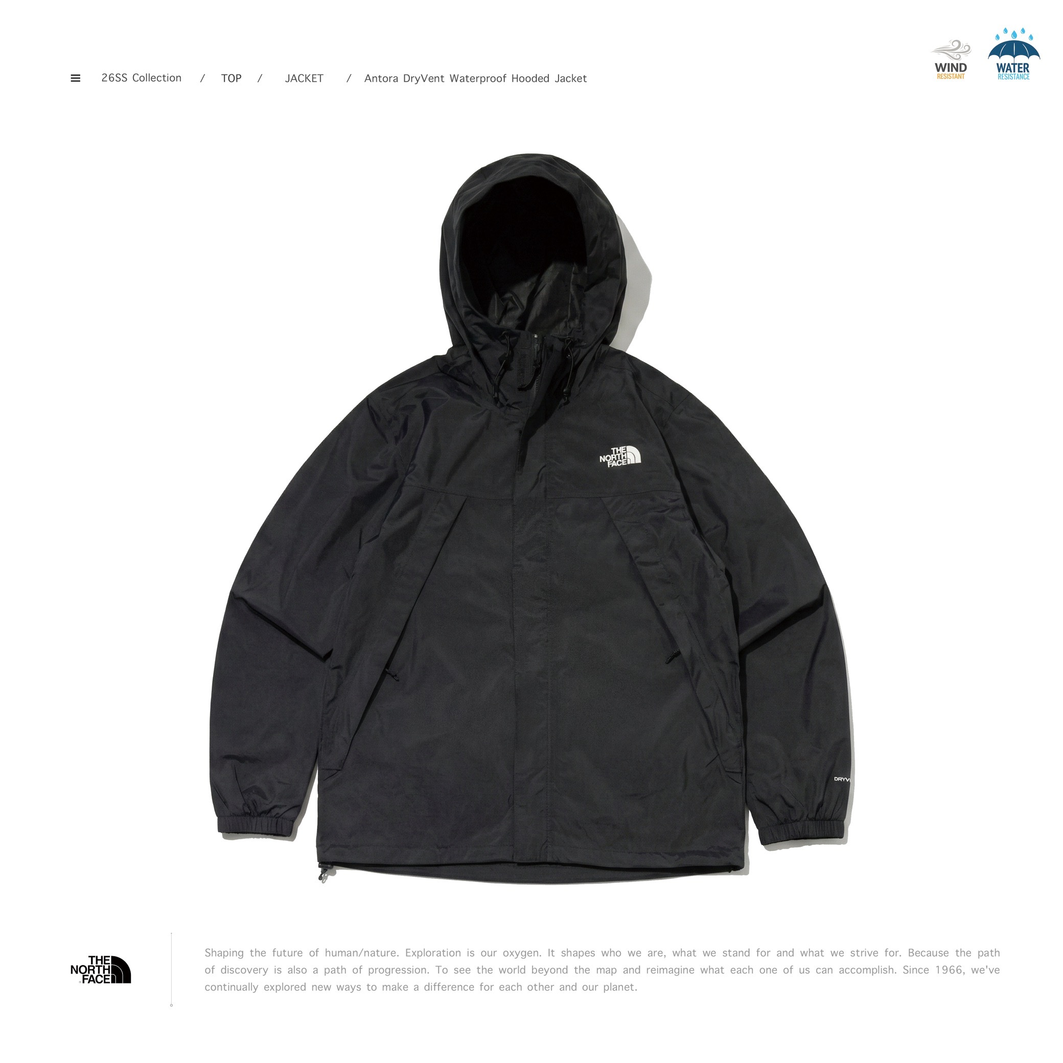 The North Face - Antora DryVent Waterproof Hooded Jacket