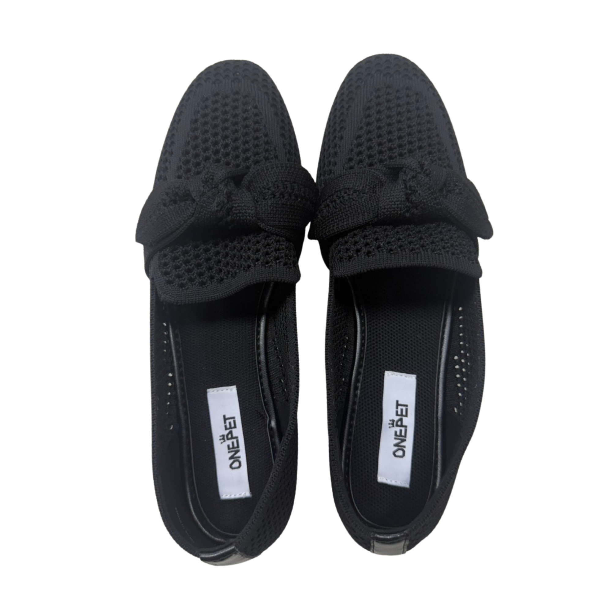 ONEPET | 飛織平底鞋 黑色
