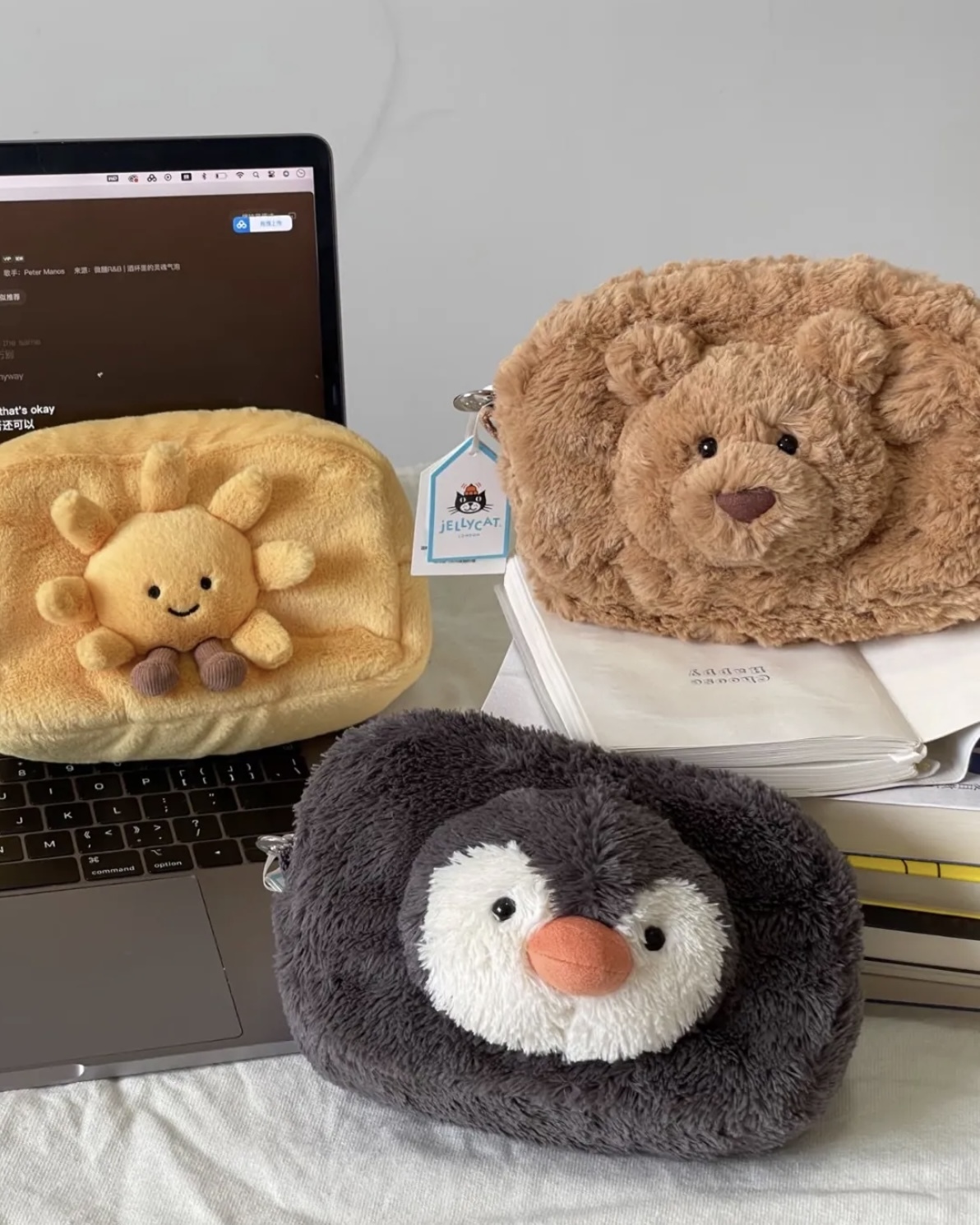 JELLYCAT 毛絨 小包 相機包 收納包 共3款