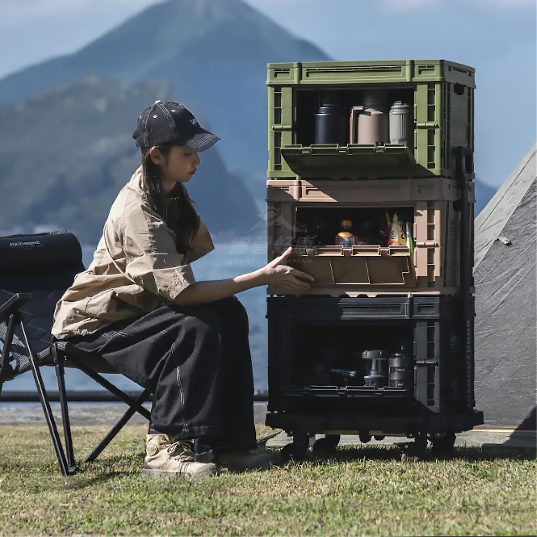 【ADAM】 重裝摺疊收納箱二代 63L GI11