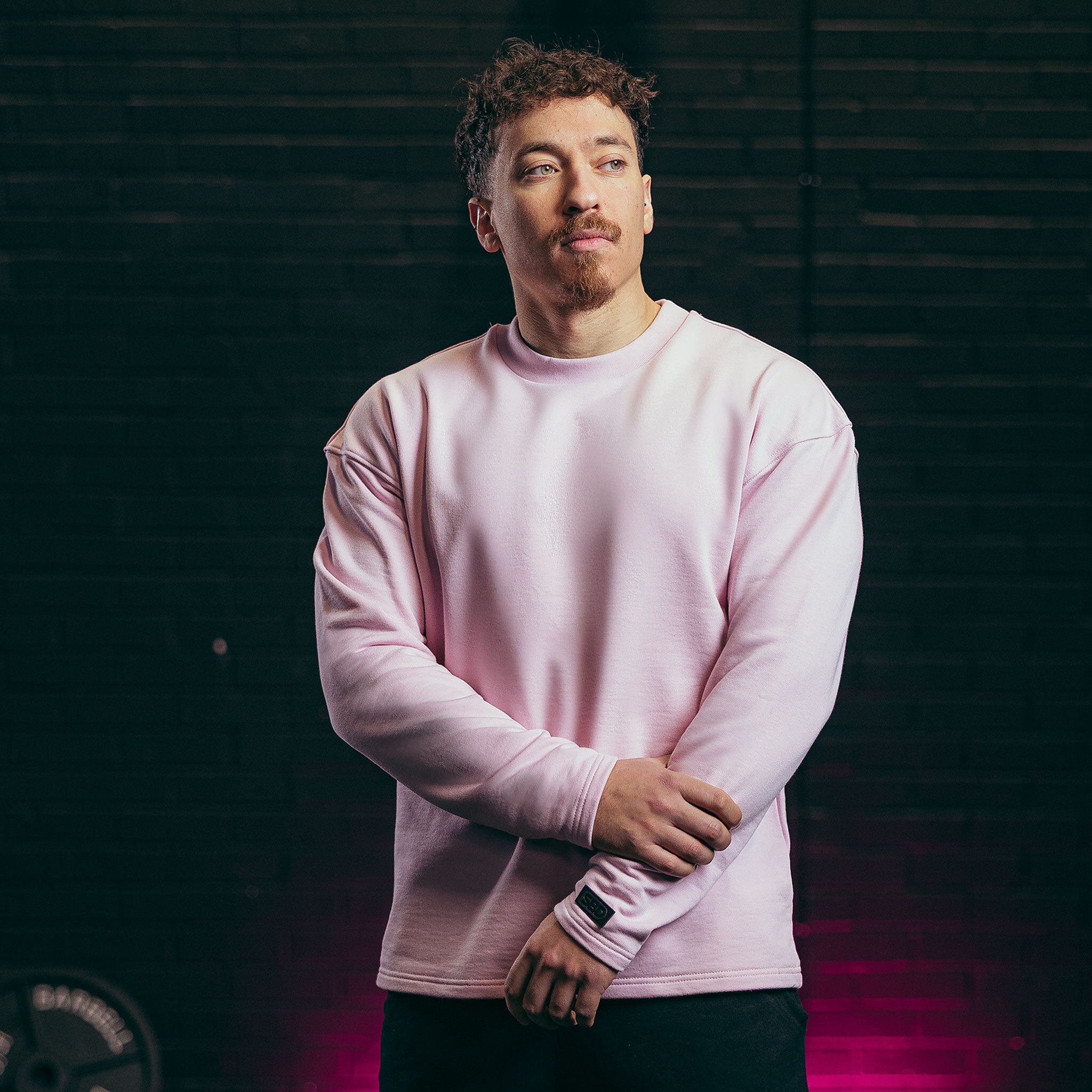 爆星系 長袖運動衫 (星櫻粉) (男女共版)