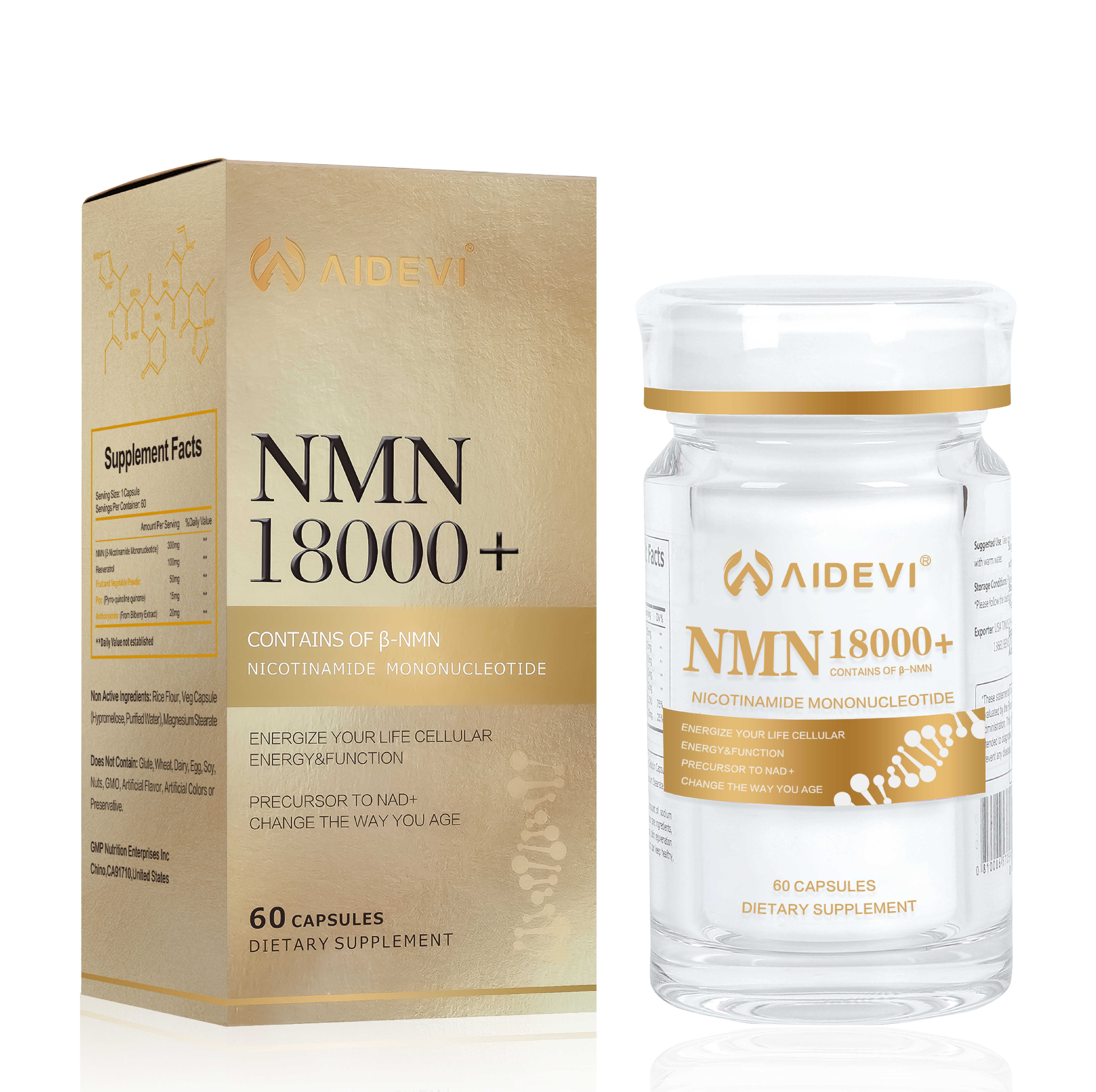 AIDEVI® NMN 18000+逆齡膠囊