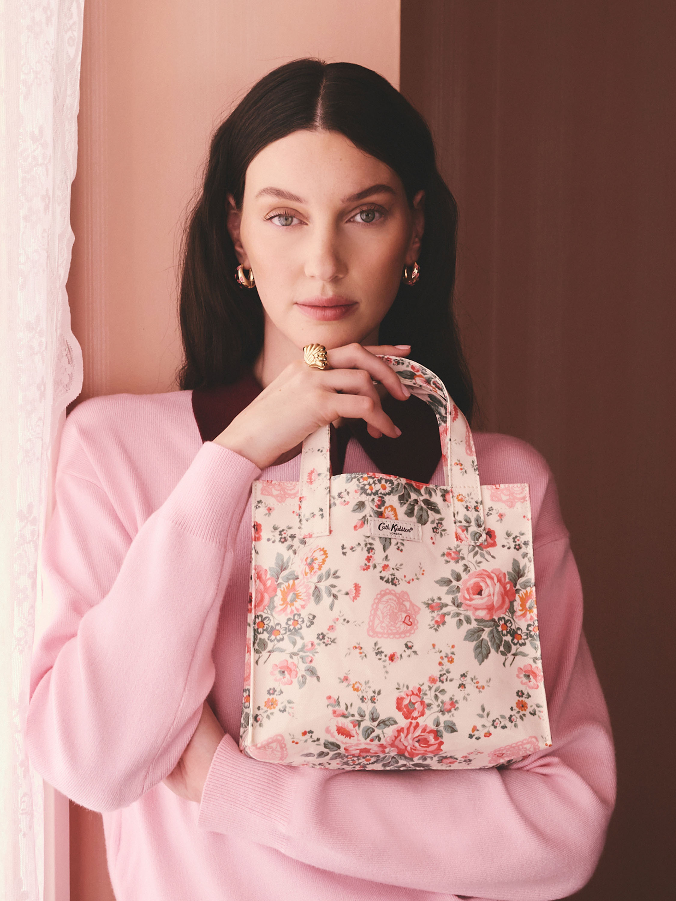 Hackney Rose 防潑水萬用小手提袋