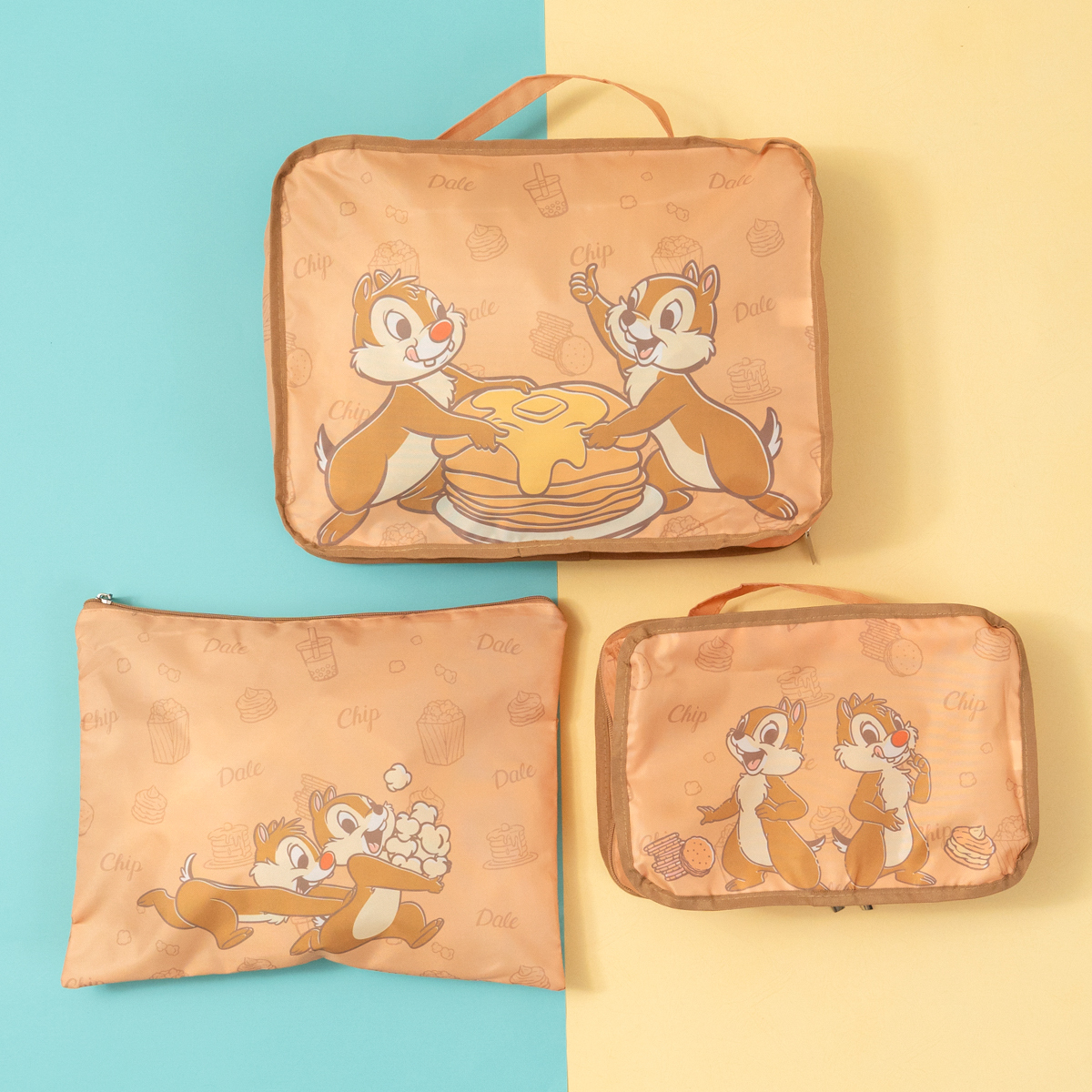 旅遊配件五件組【Disney 正版授權】(行李束帶+行李掛環+行李吊牌+護照套+輕便旅遊收納袋三件組)