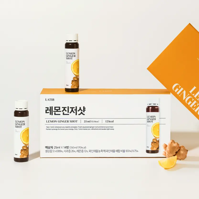 LATIB 檸檬生薑免疫能量飲 25ml【一盒14件】