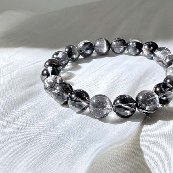 精品黑銀鈦手鍊