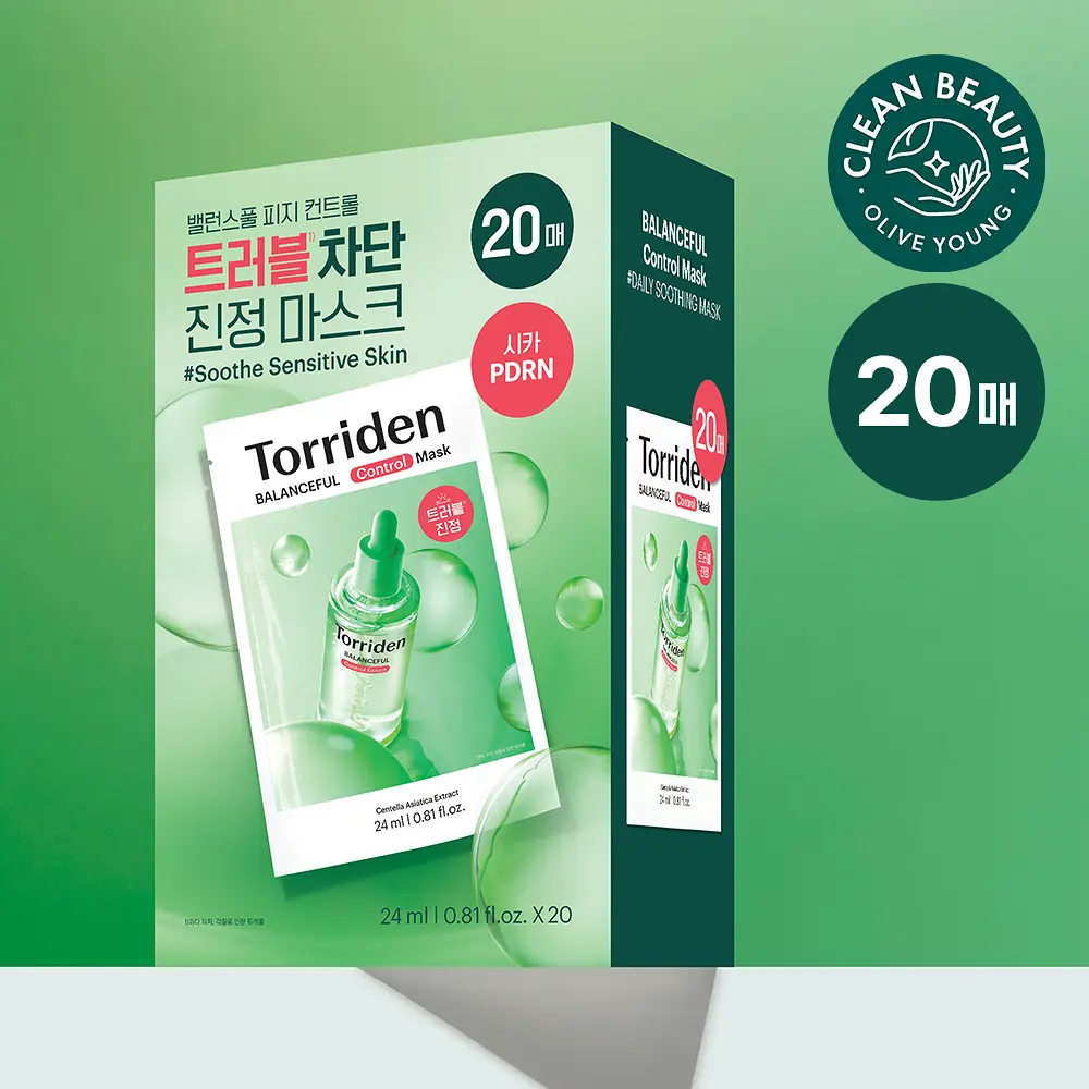 TORRIDEN Balanceful 積雪草鎮靜控油面膜