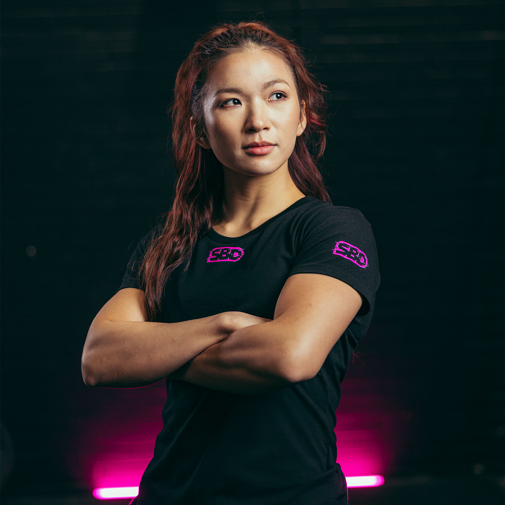 爆星系 比賽 T-shirt (星焰黑) 女版