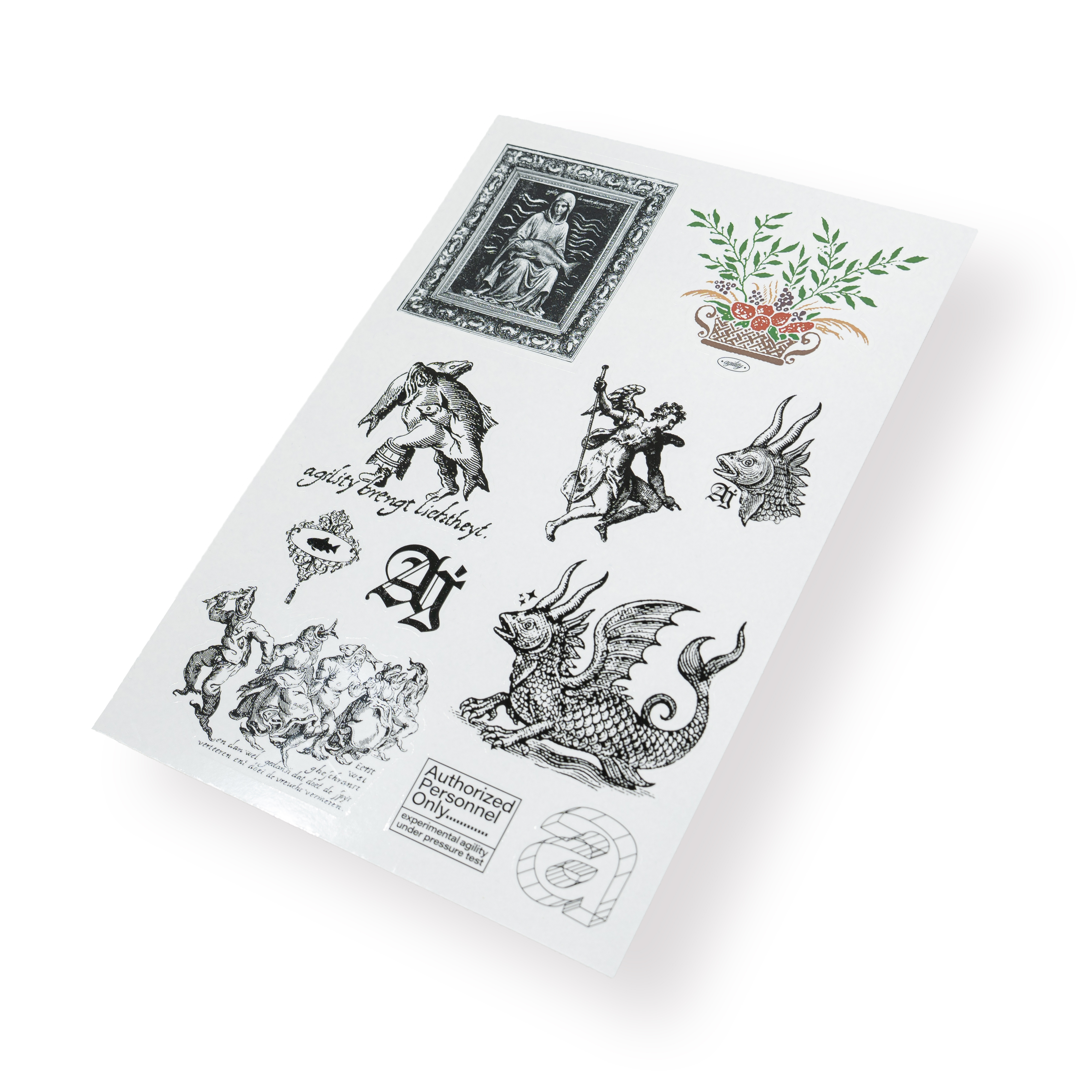 AGILITY HOUSE - The Agility Gallery of Art Sticker 神話圖鑑 貼紙
