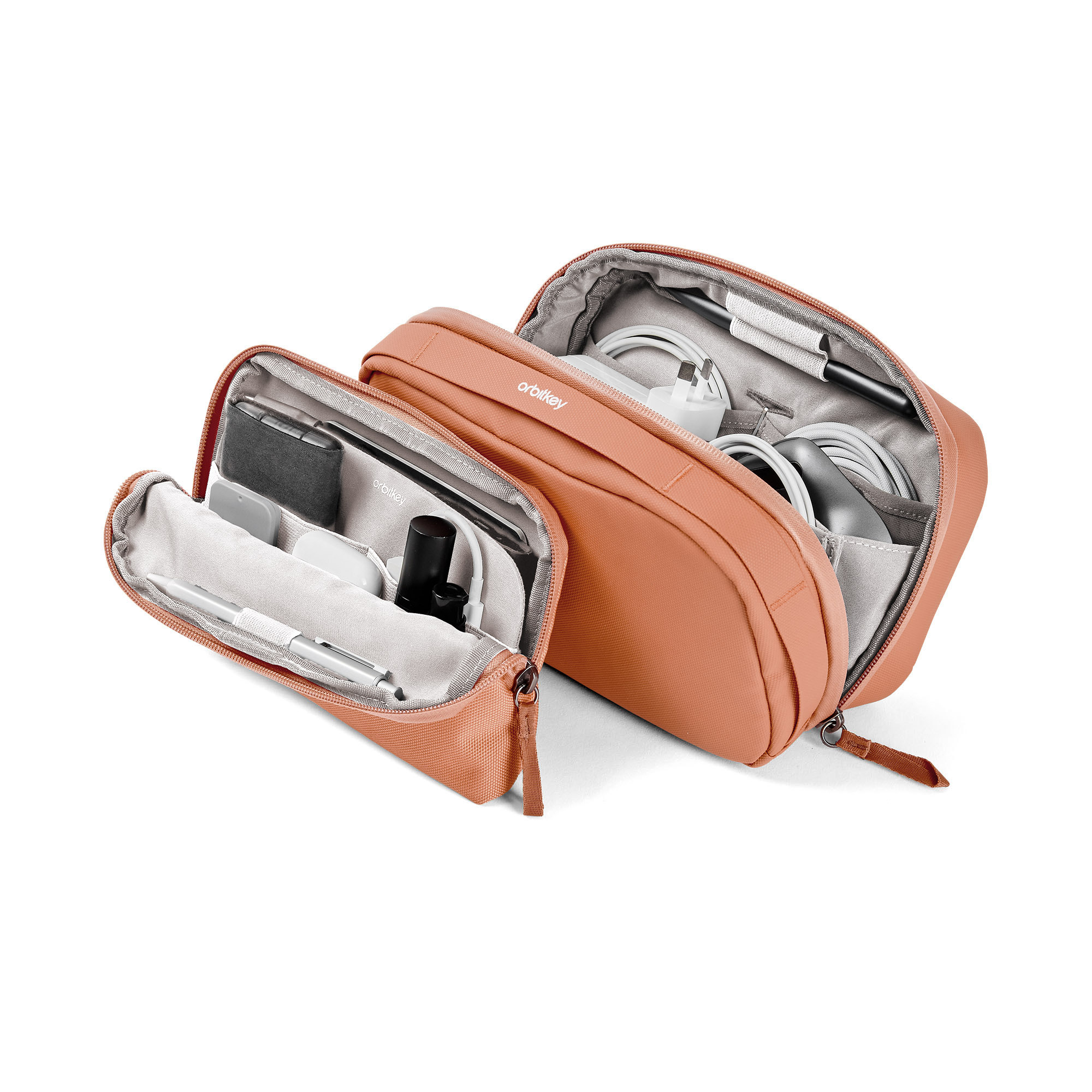 Orbiktey | 二合一多功能數碼配件收納包 - 玫瑰色