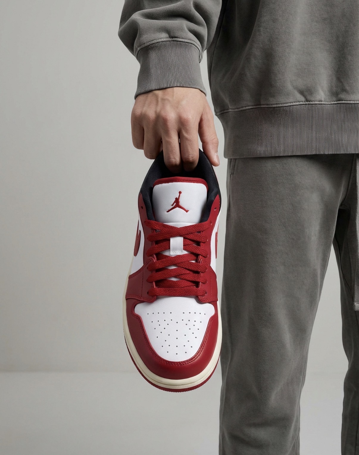 女鞋 NIKE W AIR JORDAN 1 LOW 紅黑白 皮革 低筒 休閒鞋【DC0774-160】AJ1