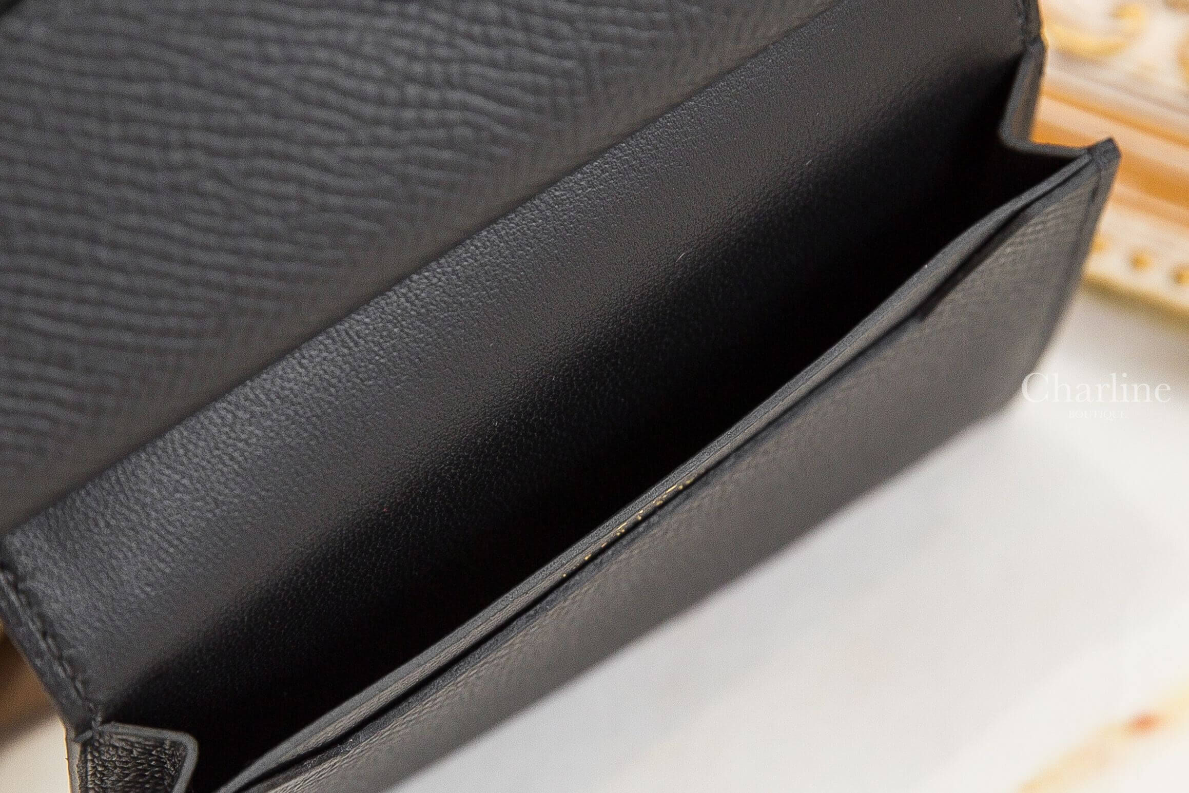 Hermès Bearn Mini Wallet 89 Noir Epsom 黑色金釦迷你短夾-Charline Boutique 精品代購