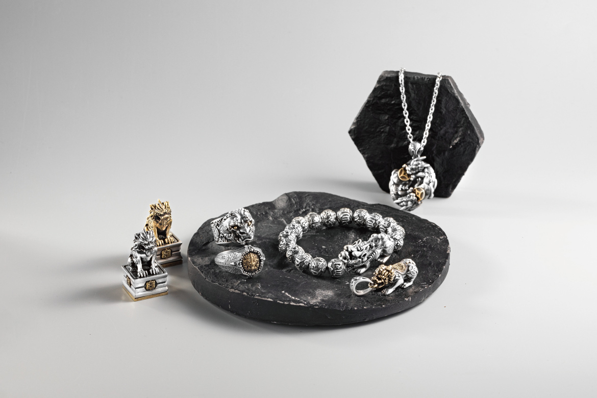 純銀貔貅飾品集合圖