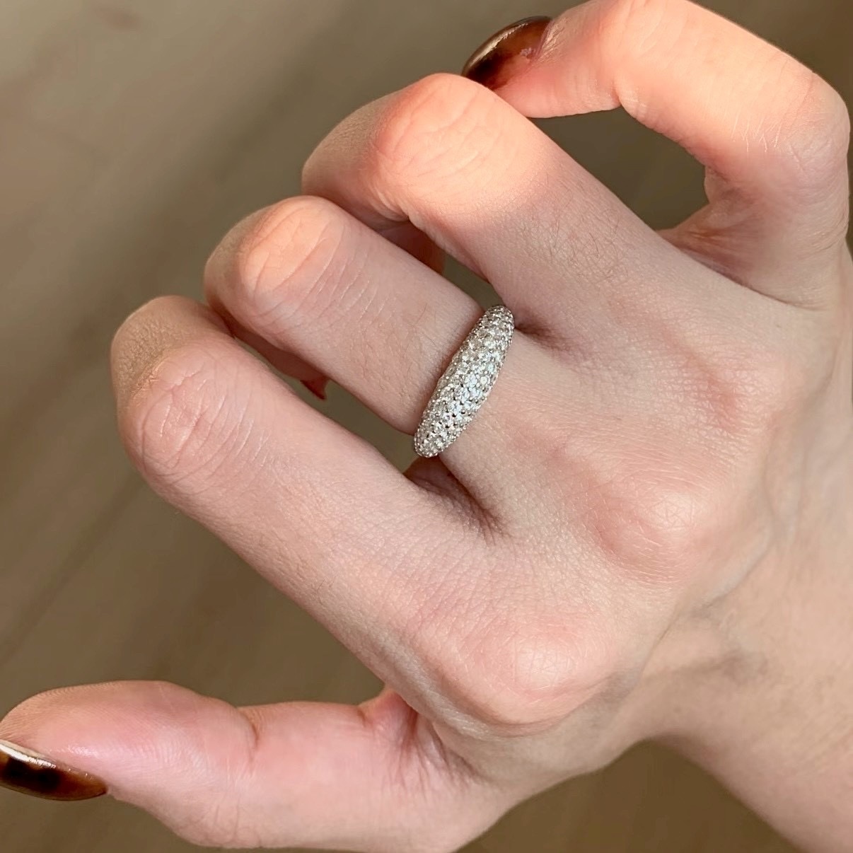 18k ct”ÉTINCELLE滿天星鑽高奢定製戒