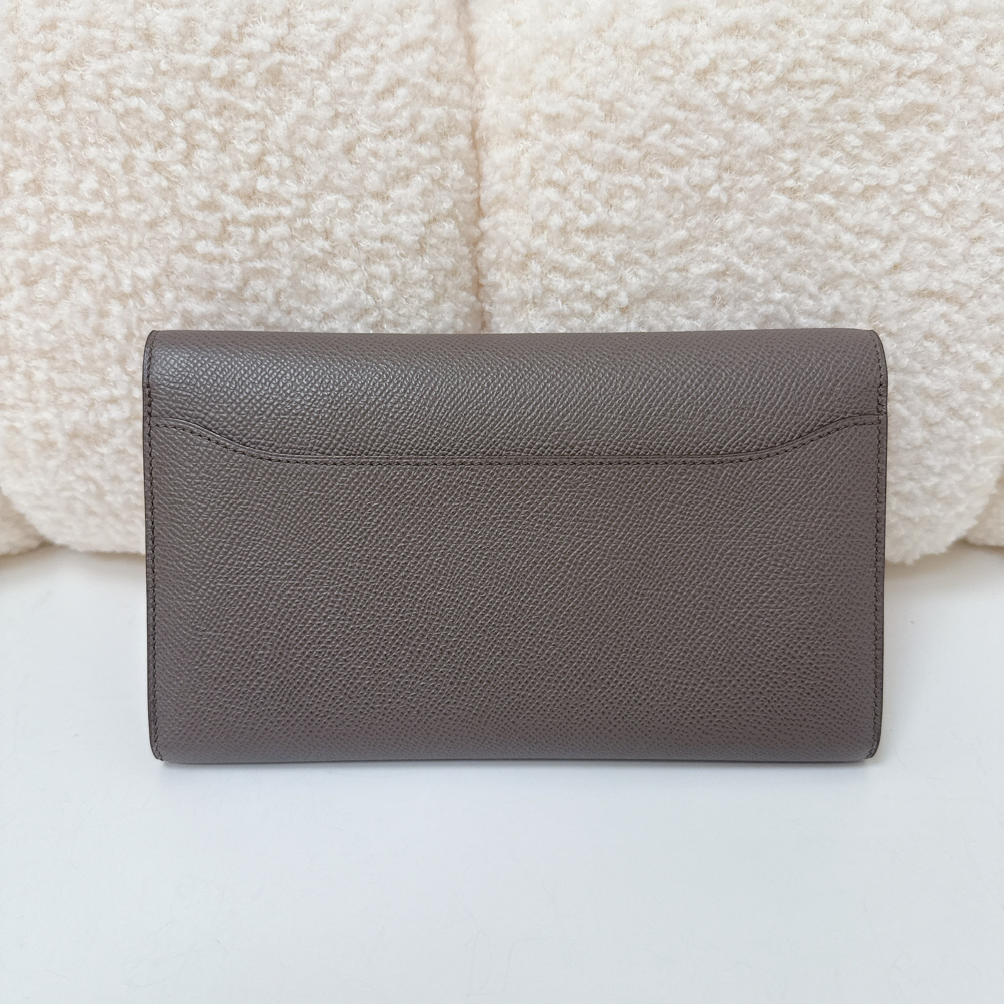 Hermes Constance Wallet - Etoupe / Shw