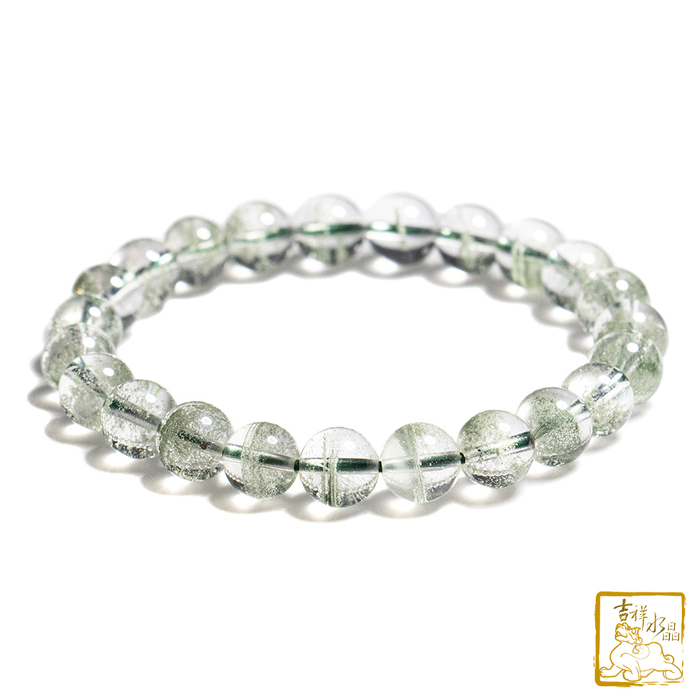 綠幽靈手珠 8.3mm 招正財