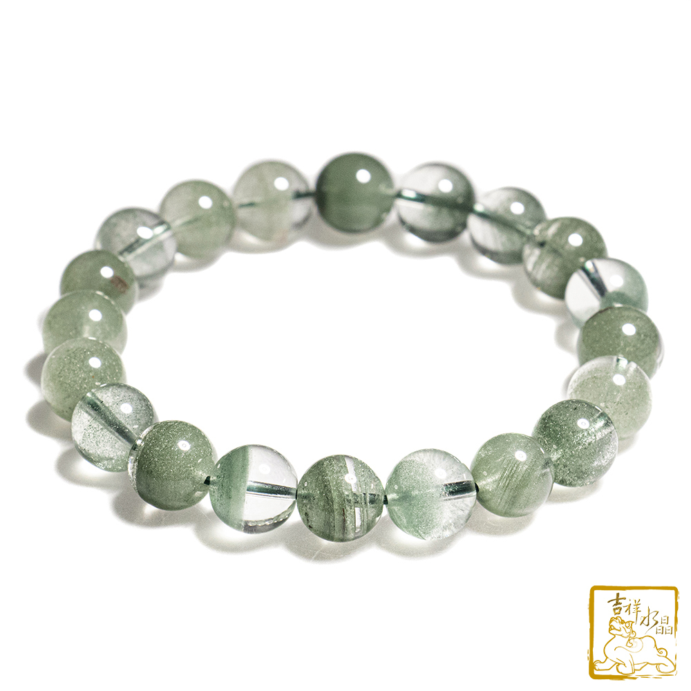 綠幽靈手珠 9.4mm 安神健康