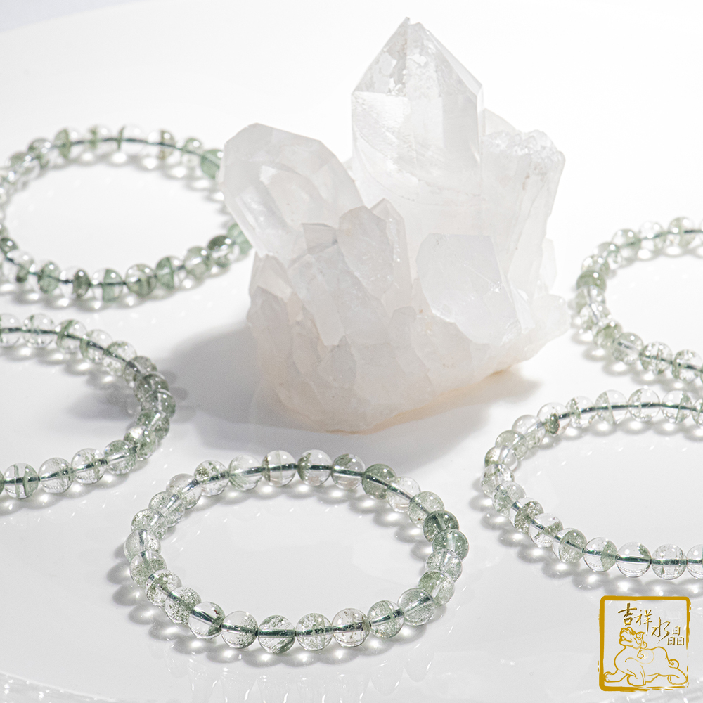 綠幽靈手珠 7mm 安神健康