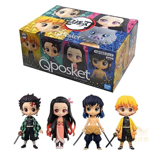 Qposket 鬼滅之刃 第 23 卷套裝（含 4 款 Qposket 迷你手辦）