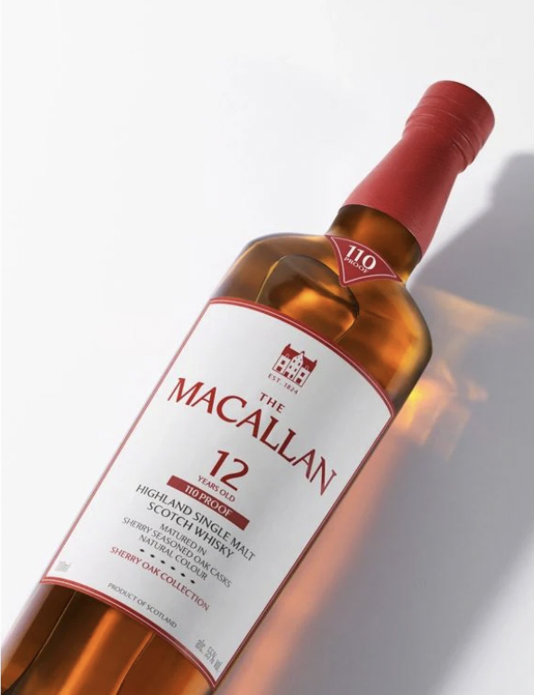 Macallan 110 Proof Sherry Oak Cask 12 Year Old