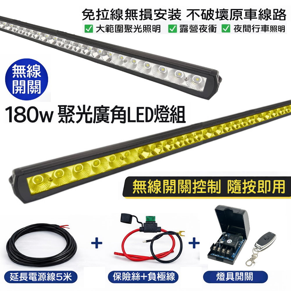 5Q180w車頂燈免拉線開關安裝組合套餐 晶典光電