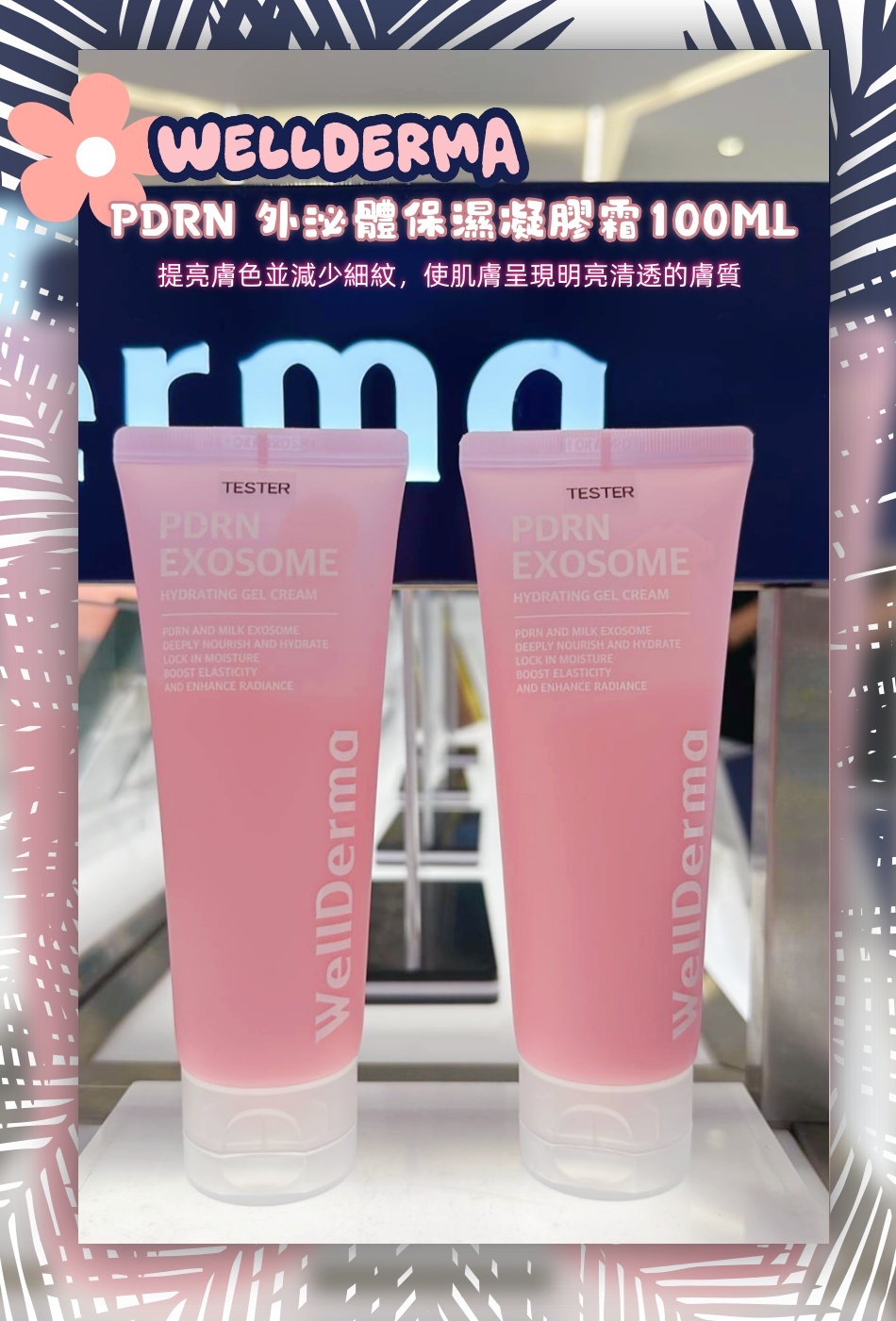 韓國代購 Wellderma PDRN 外泌體保濕凝膠霜100ML