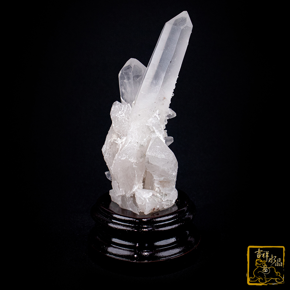 白水晶簇 420g 消磁淨化