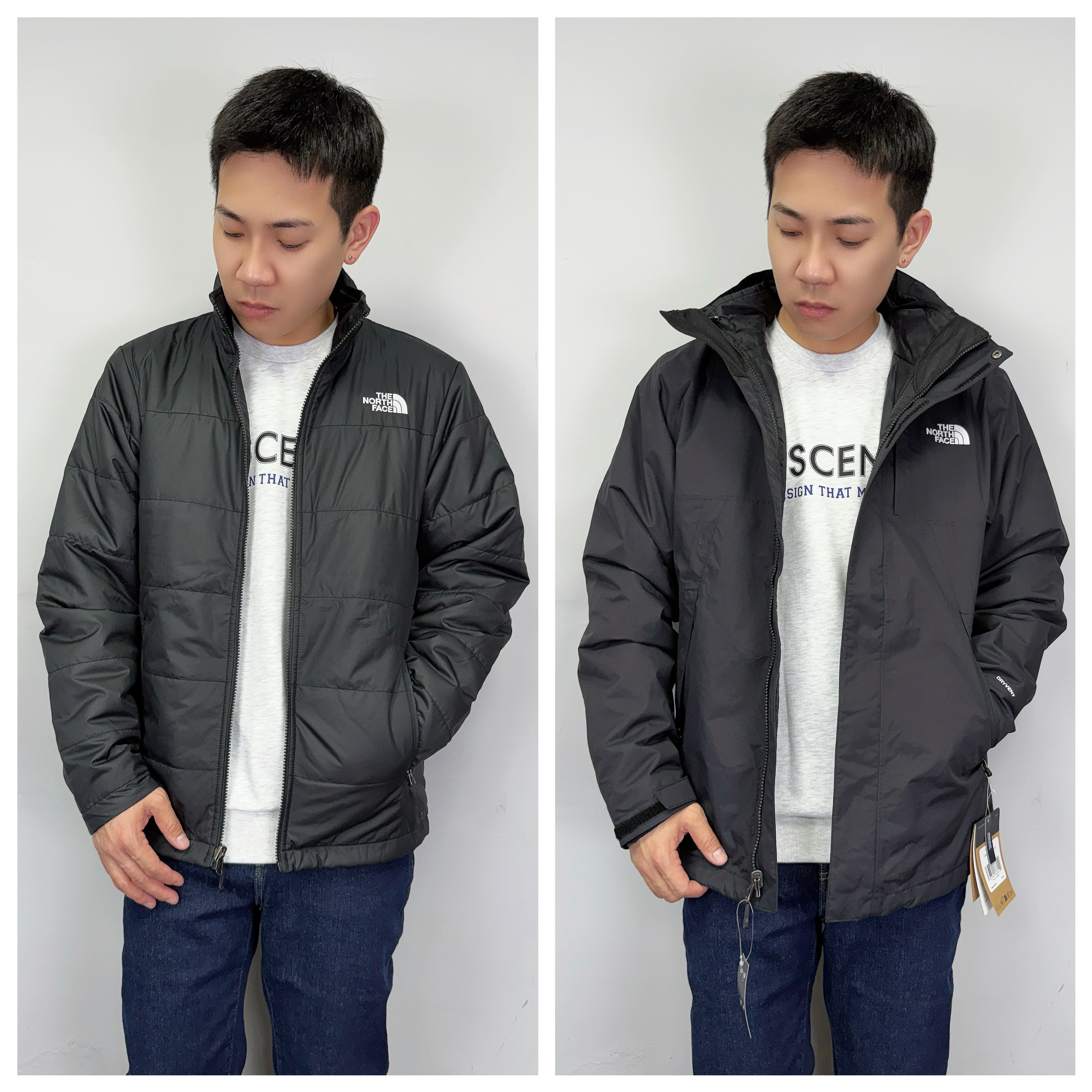The North Face 北臉 三合一 防風 防潑水 保暖外套