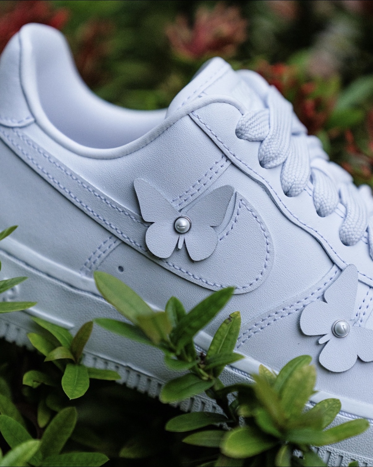 Nike Air Force 1 Low Butterfly 全白 白色 蝴蝶 低筒休閒鞋 女鞋