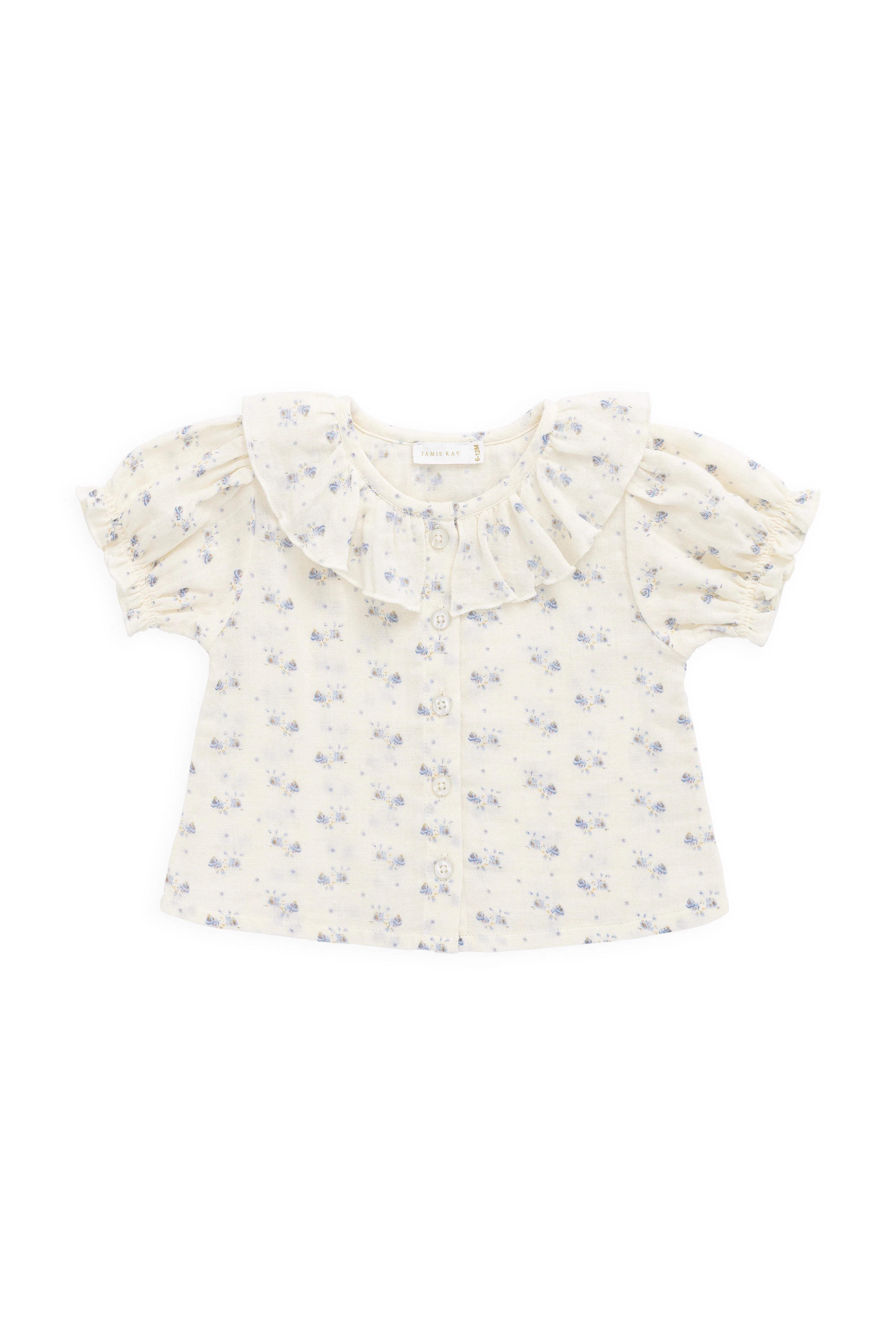 【預購】JAMIE KAY -Organic Cotton Muslin Alora Top（Molly Blue）