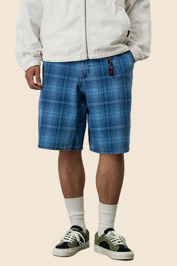 GRAMICCI - LAGOON 丹寧格紋短褲