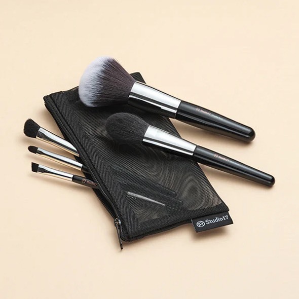📦預購 🇰🇷STUDIO17-五入化妝刷套組(附收納袋)🎁