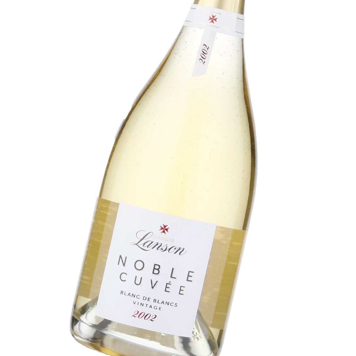 Lanson Noble Cuvee Brut 2002 Gift Set + Two Champagne Glasses