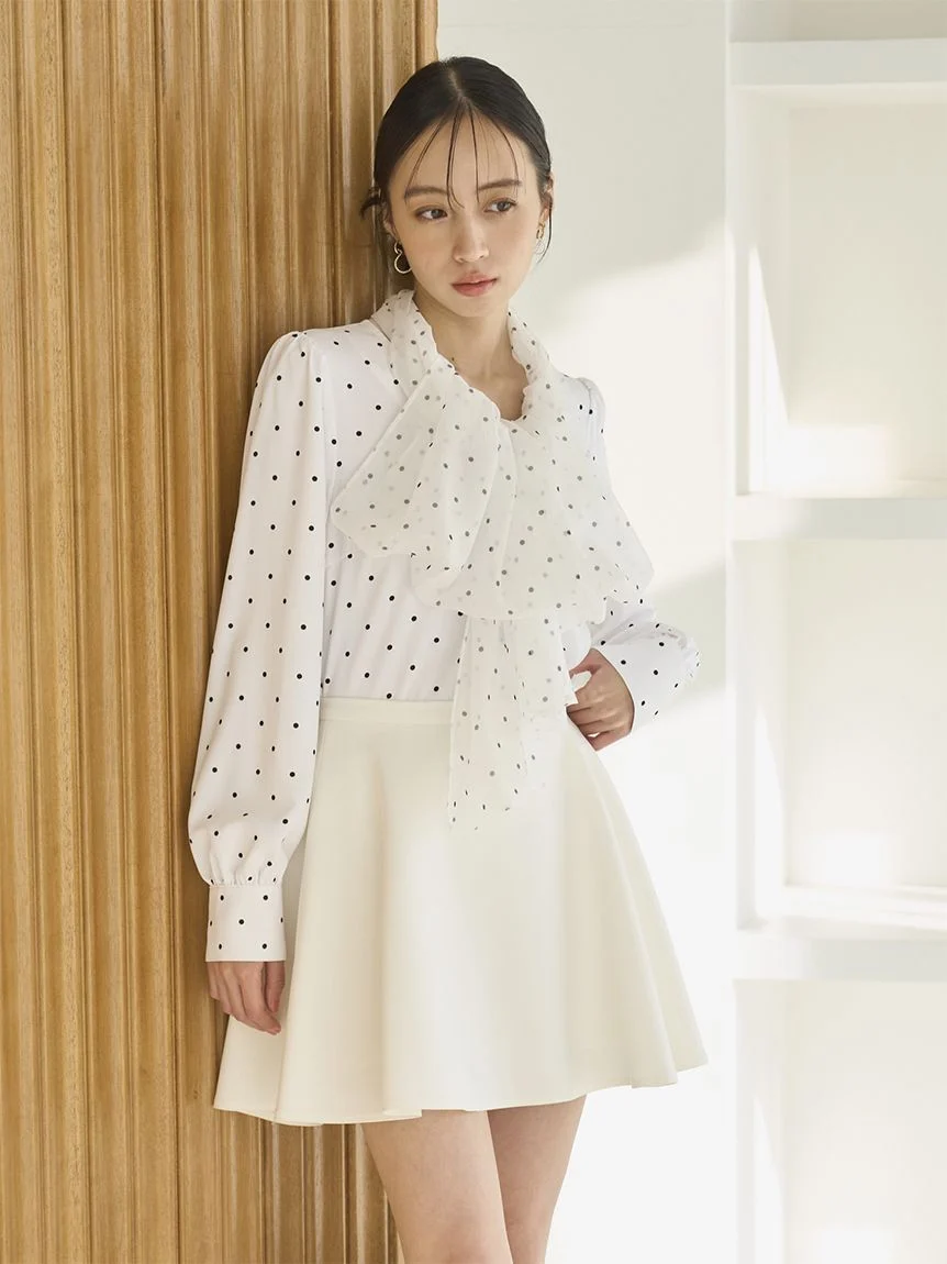 [預購] SNIDEL 圓裙剪裁短褲裙