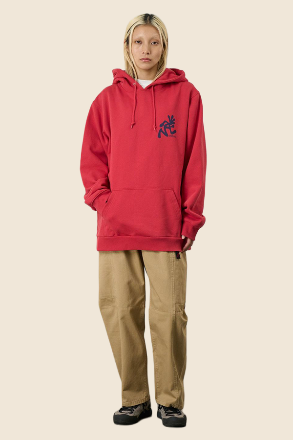 GRAMICCI -  RUNNING MAN 帽TEE （深紅）