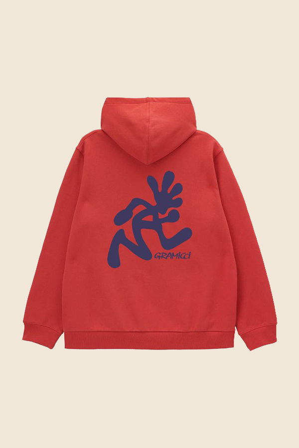 GRAMICCI -  RUNNING MAN 帽TEE （深紅）