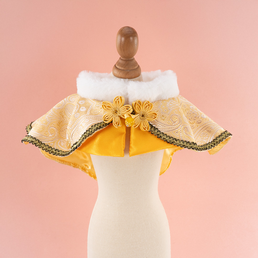 Two-tone Gold Mini Cape