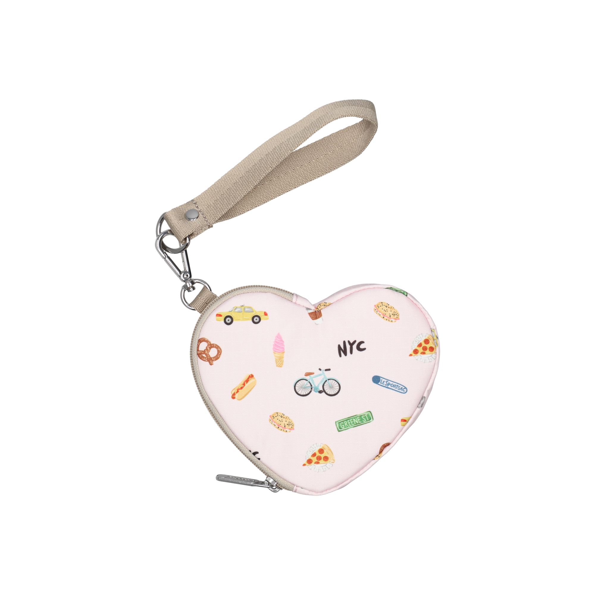 心型手腕小包 (NYC ICONS PINK)