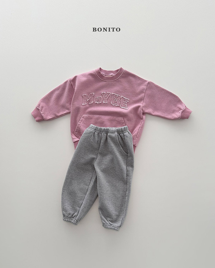 正韓春Bonito 嫩嬰/小童兩色不修邊MAYBE上衣