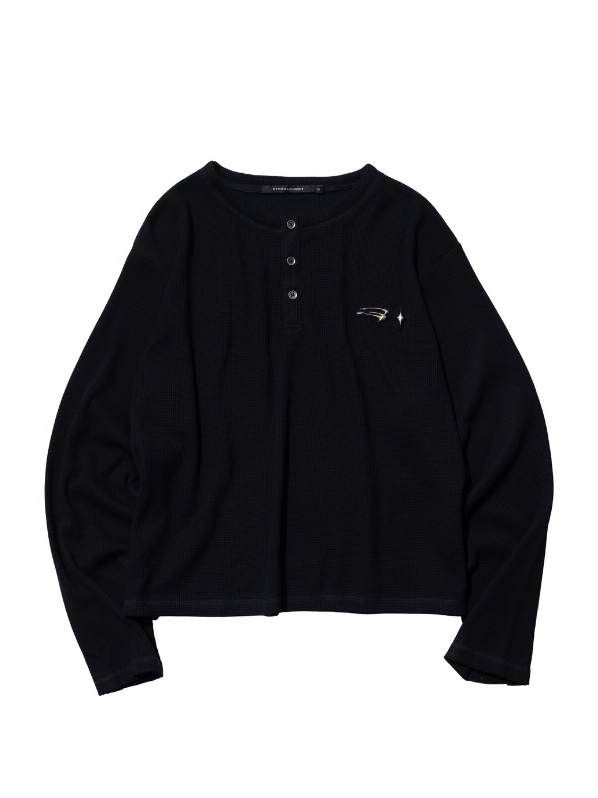 【車庫服飾】E'TREALOUEST EAL Henley Waffle Long Sleeve