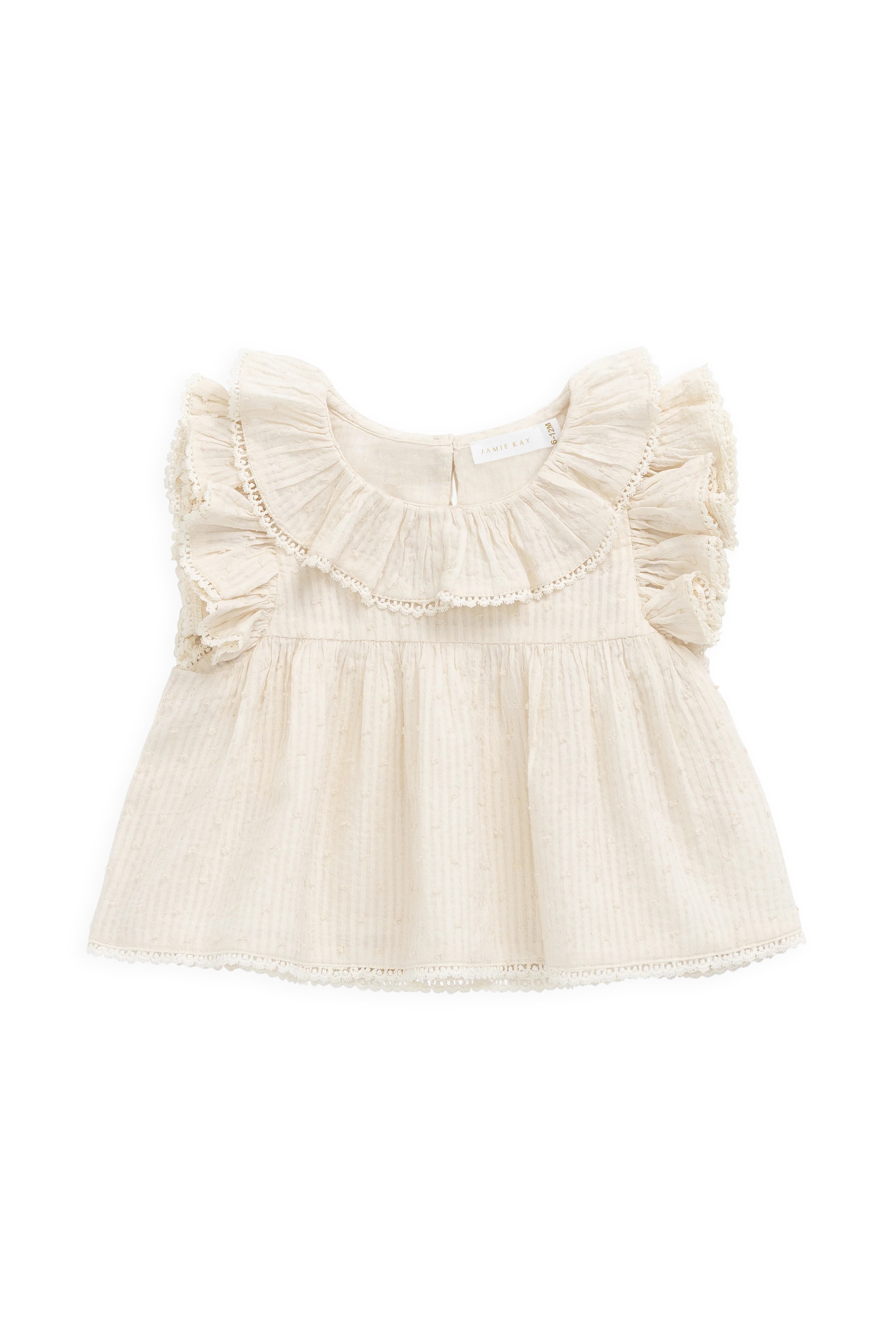 【預購】JAMIE KAY -Organic Cotton Banks Blouse（Parchment）