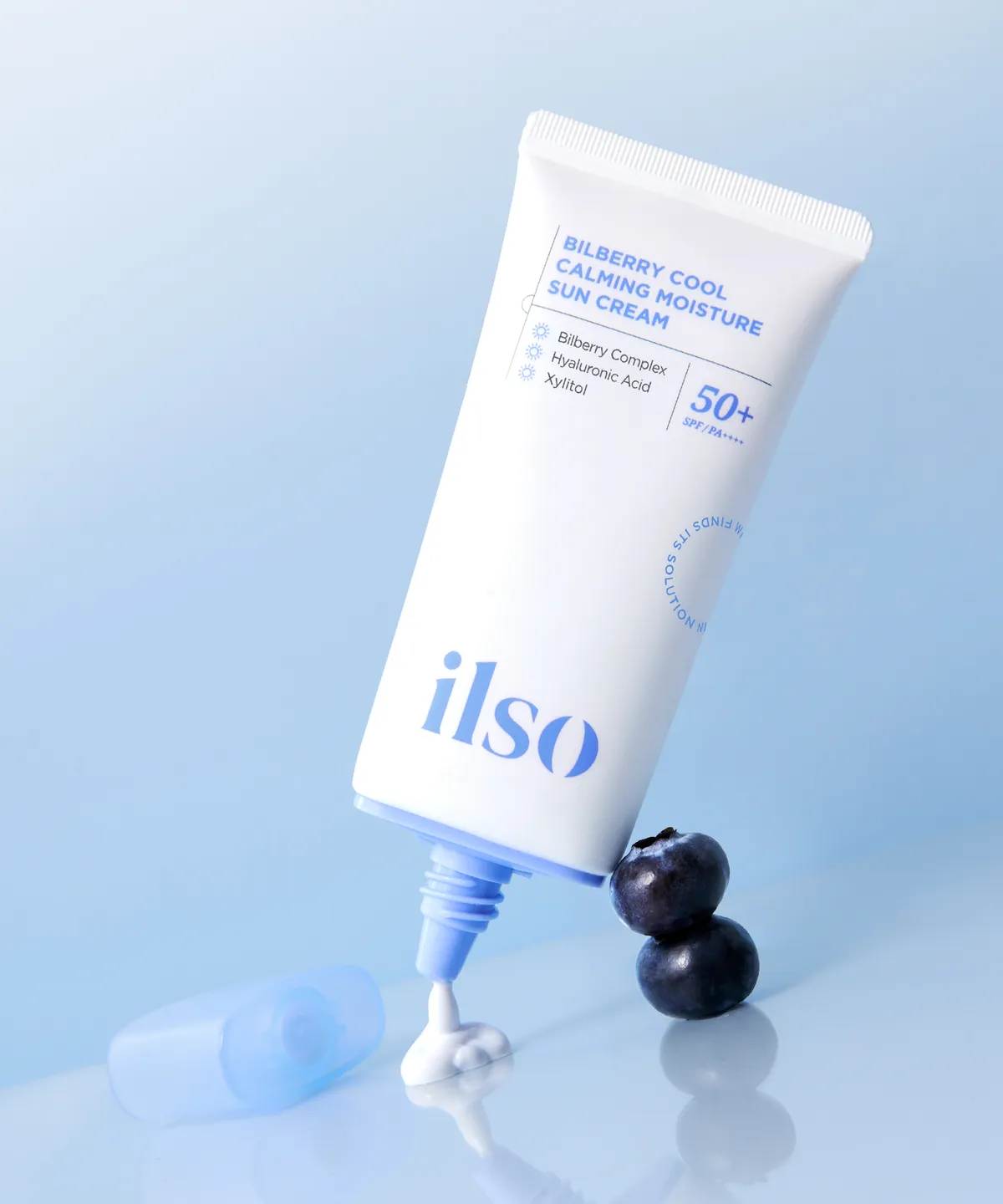 ILSO 越橘沁涼舒緩保濕防曬乳SPF50+/PA++++ 50ml