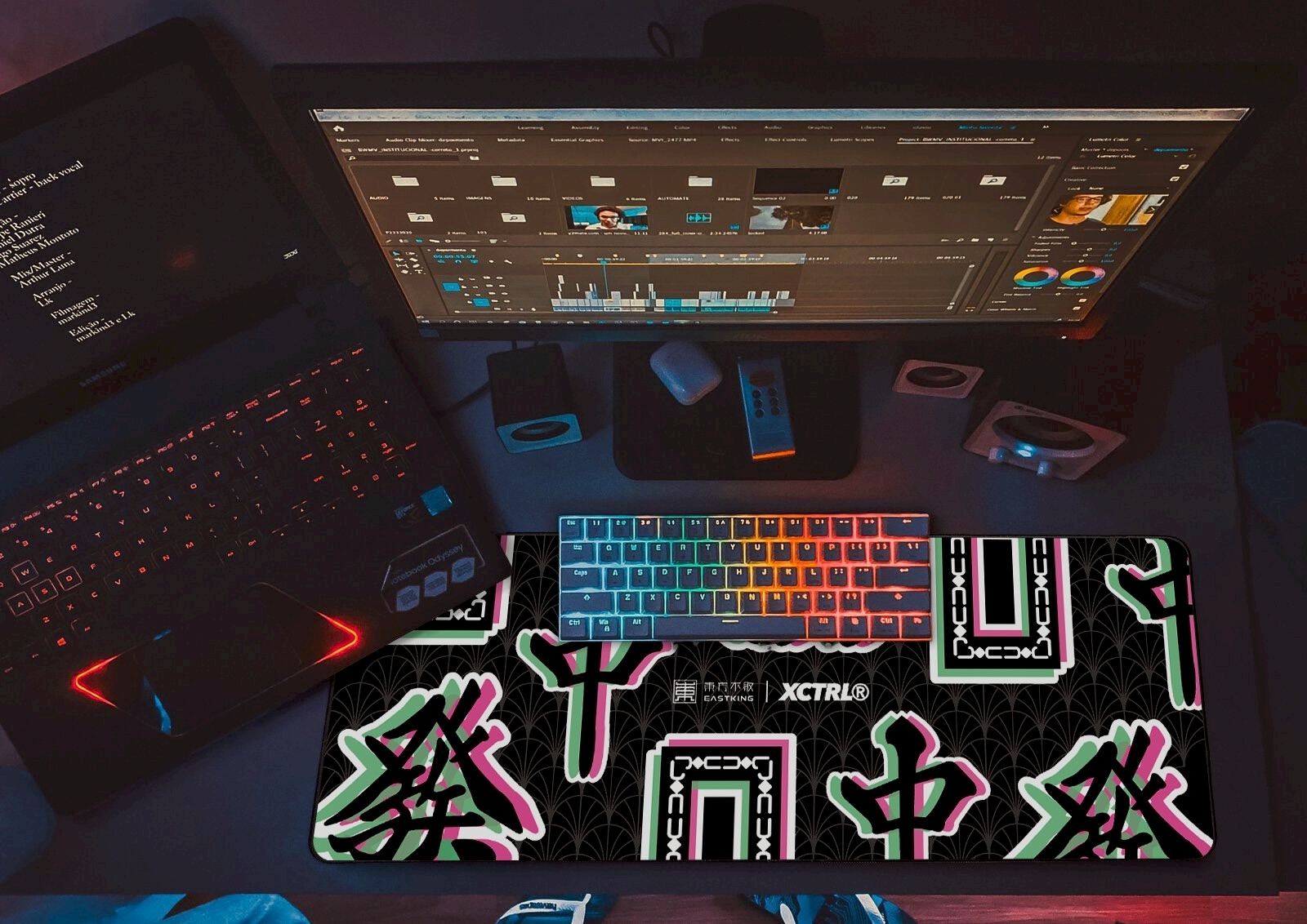 XCTRL x 東方不敗中發白桌墊