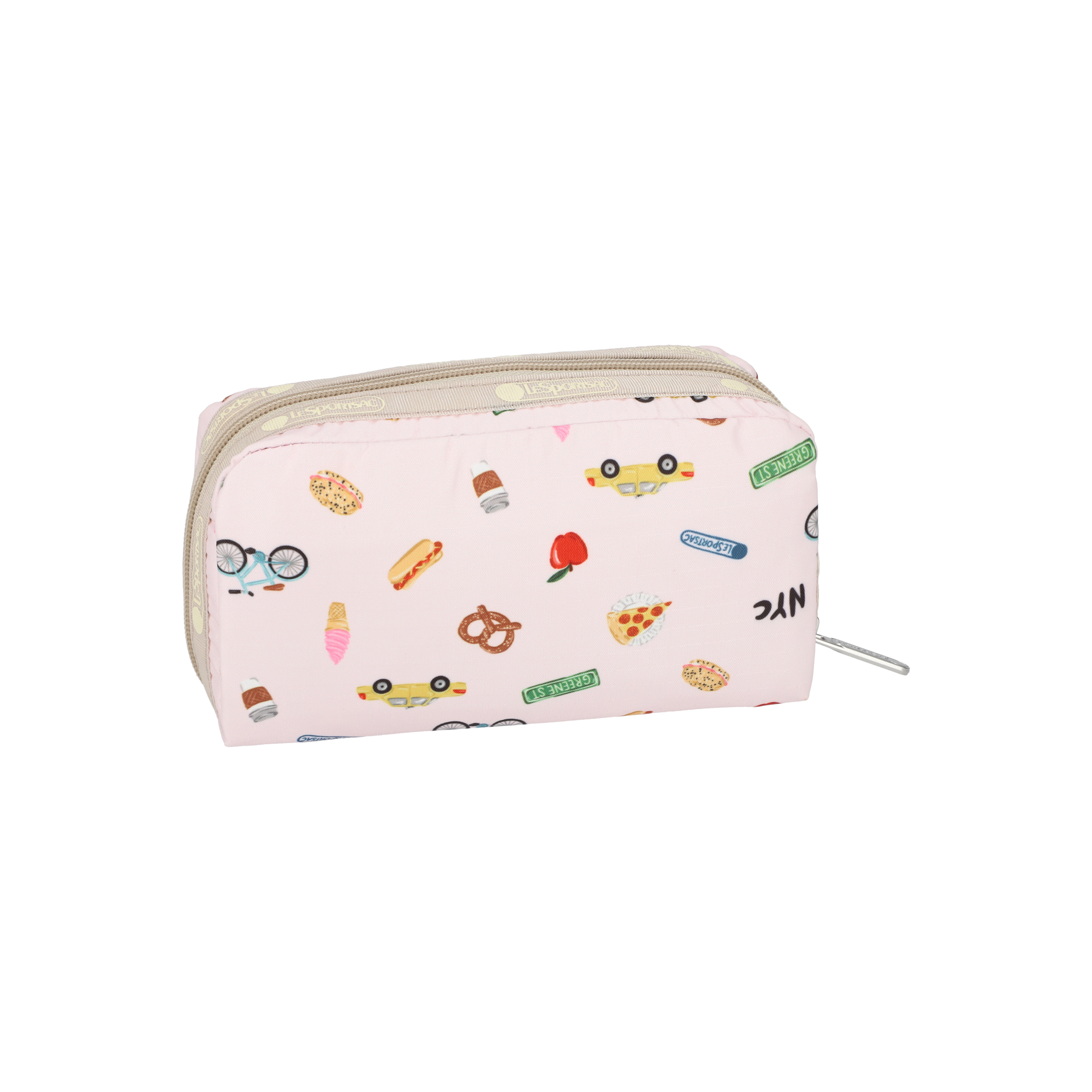 長形化妝袋 (NYC ICONS PINK)